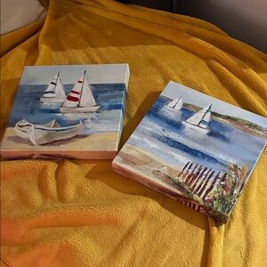 Sailboat Canvas Art Set